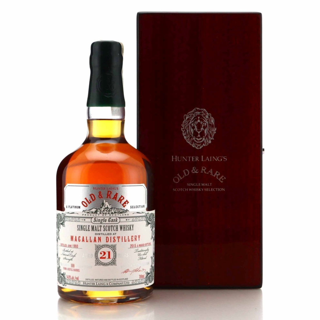 Macallan 1993 Hunter Laing 21 Year Old / Old and Rare