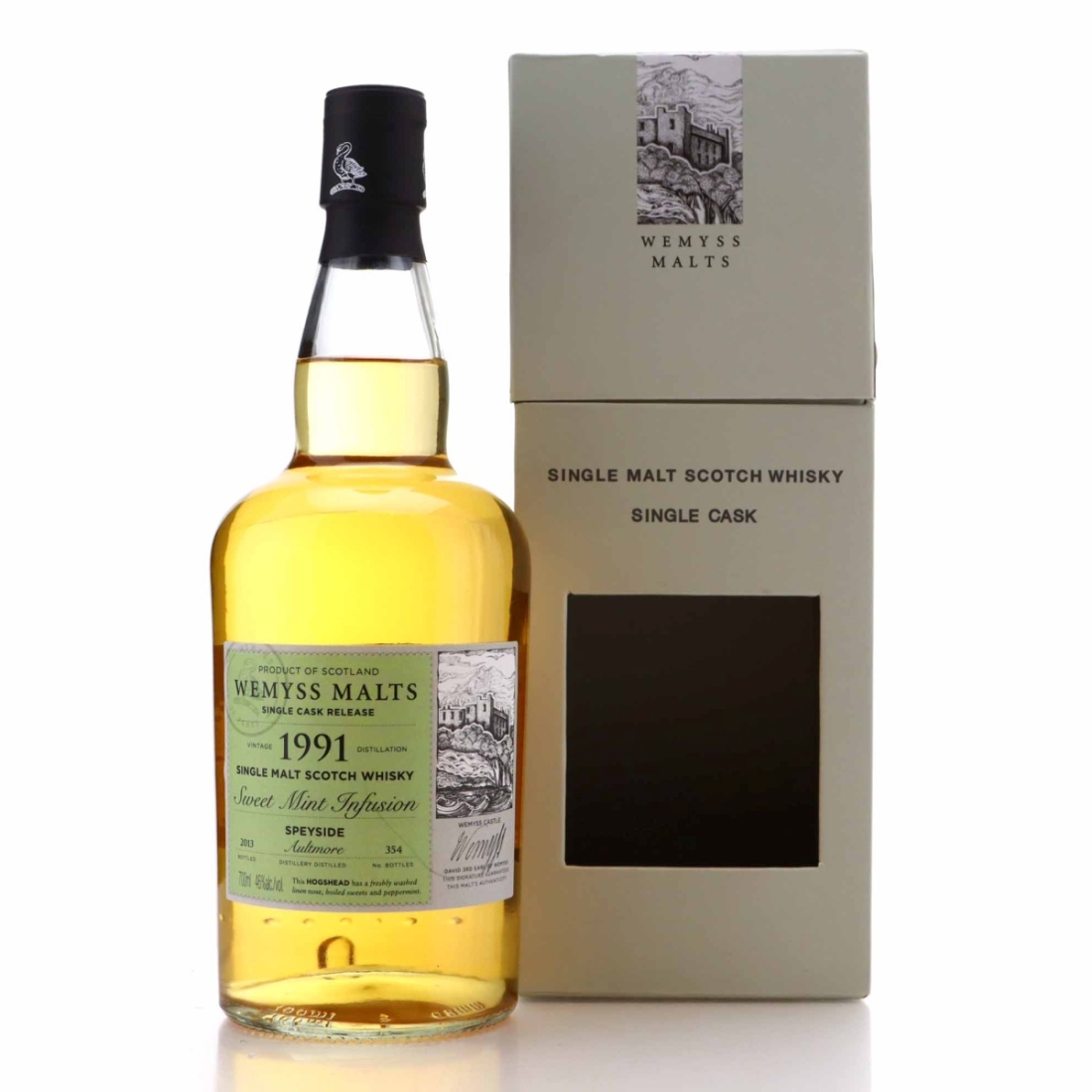 Aultmore 1991 Wemyss Malts / Sweet Mint Infusion