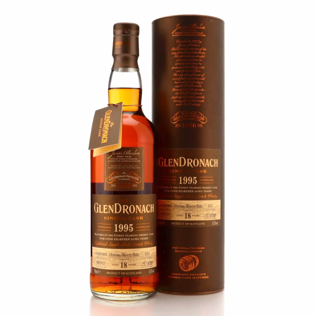Glendronach 1995 Single Oloroso Cask 18 Year Old #1557