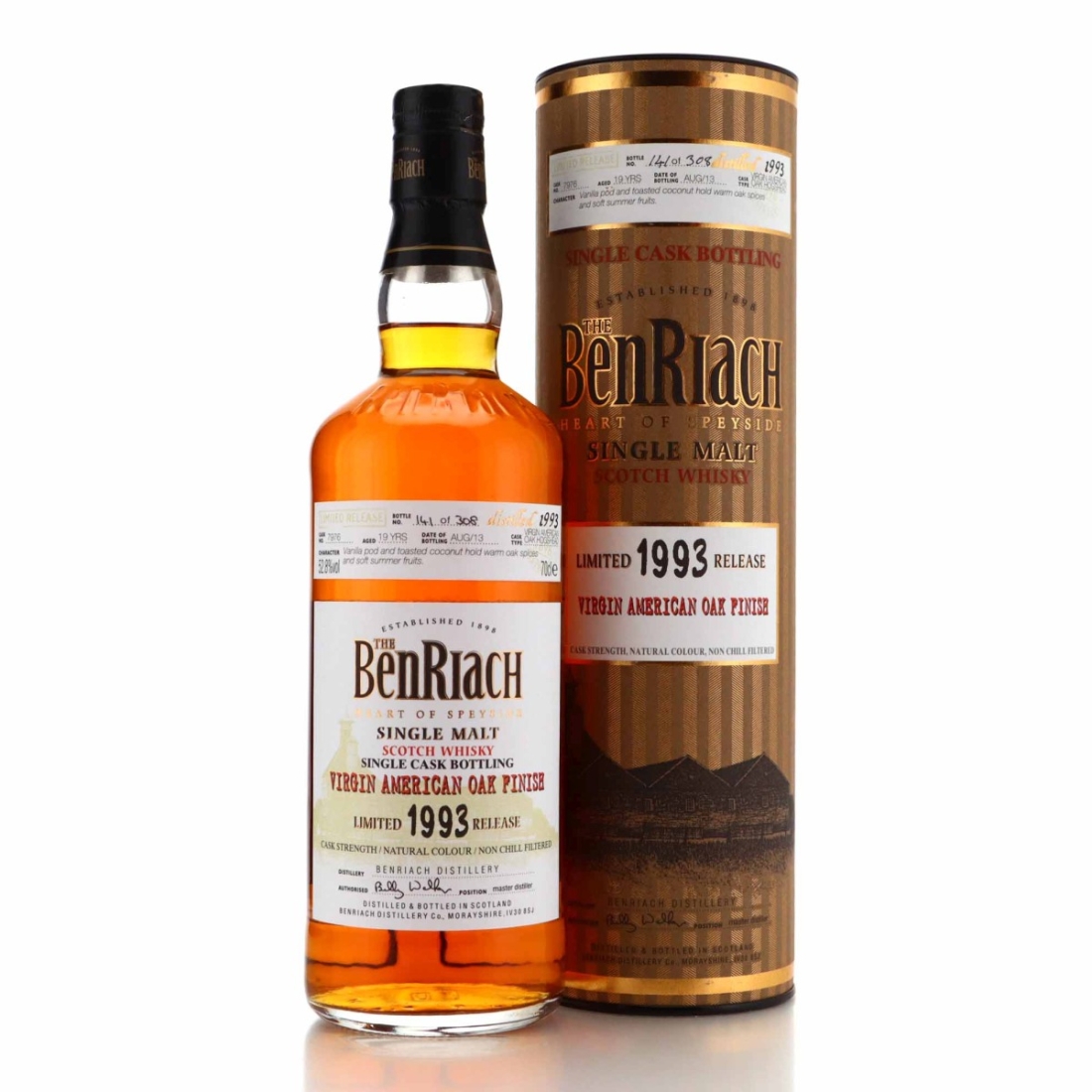 Benriach 1993 Single Cask 19 Year Old #7976