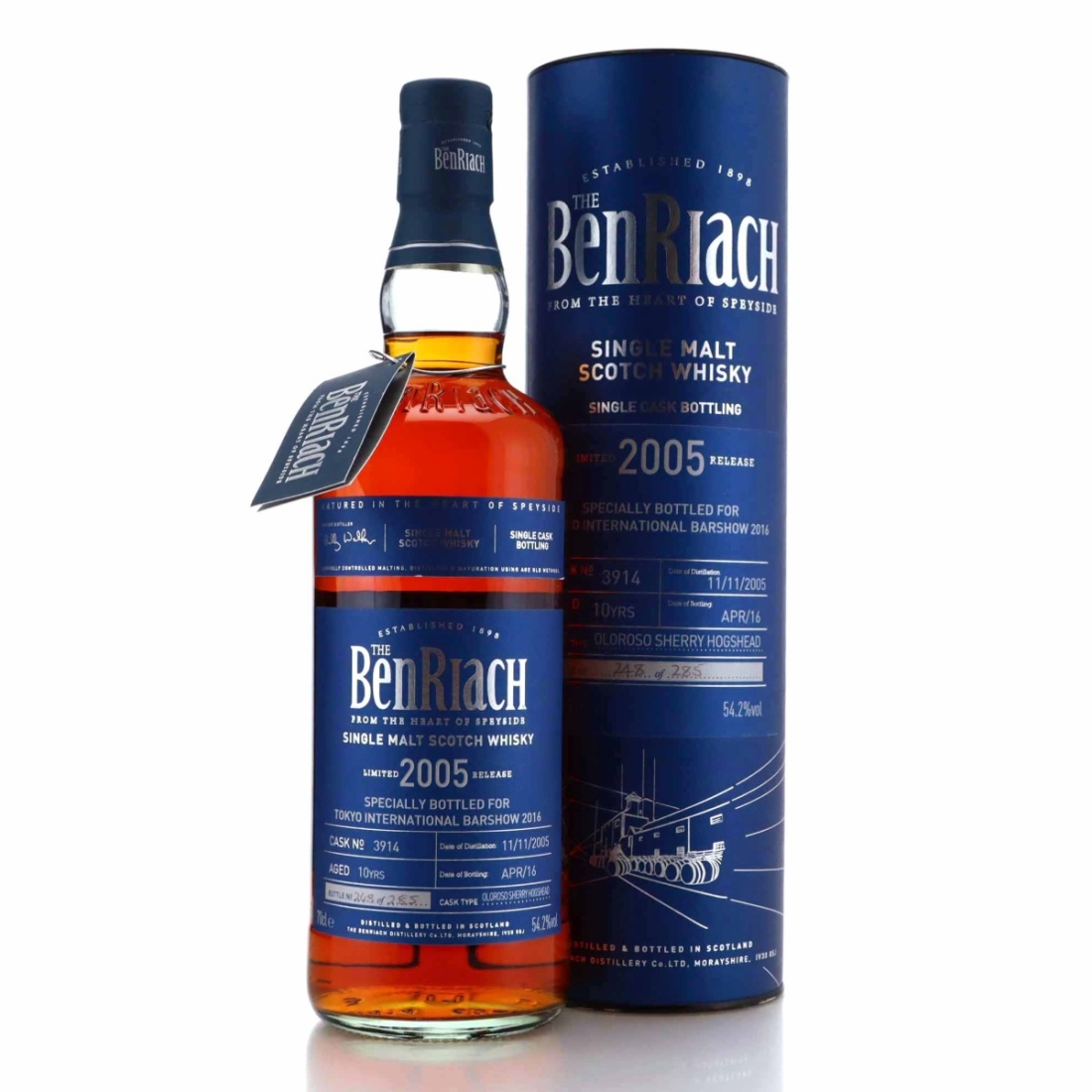 Benriach 2005 Single Oloroso Cask 10 Year Old #3914 / Tokyo Bar Show 2016