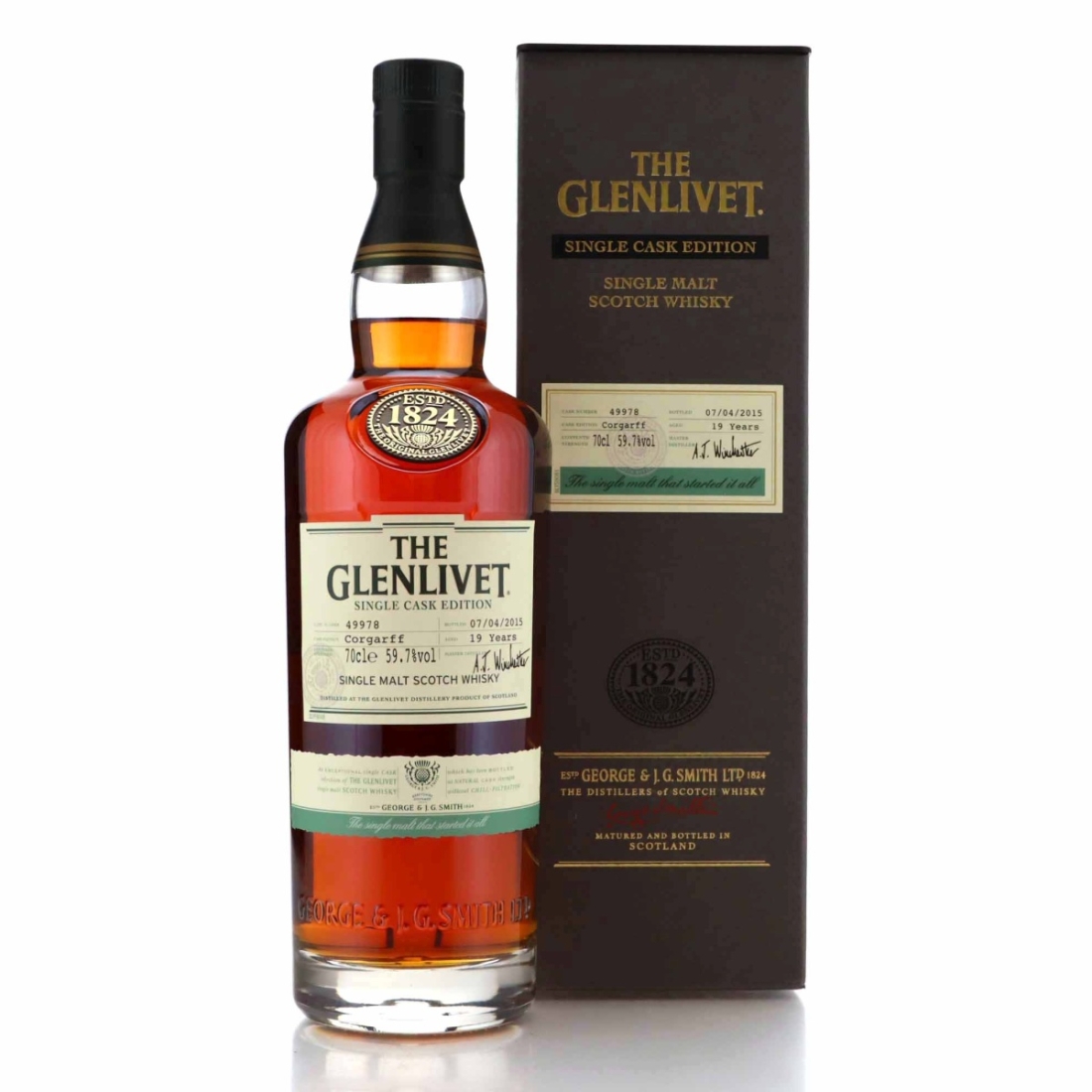 Glenlivet 19 Year Old Single Cask #49978 / Corgarff
