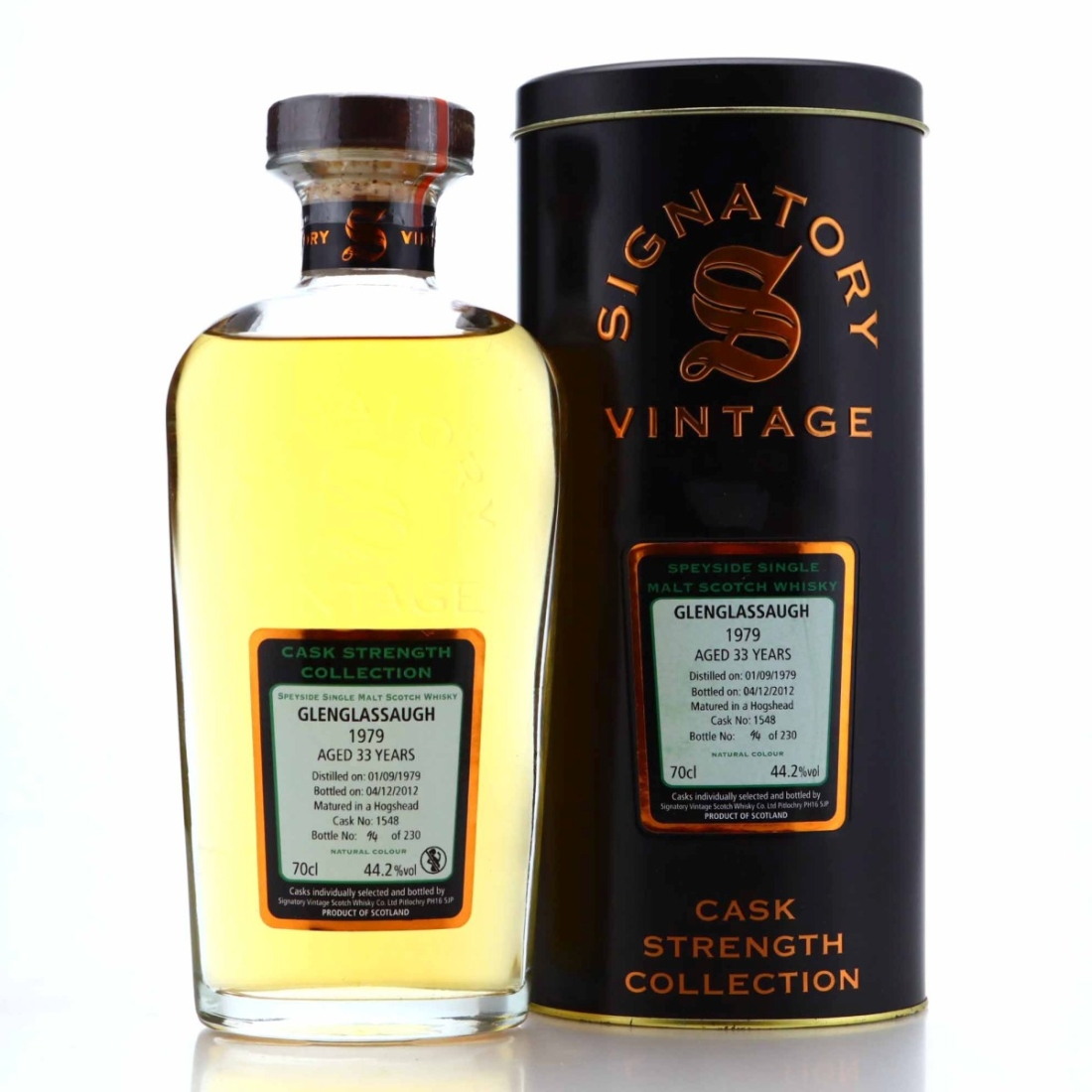 Glenglassaugh 1979 Signatory Vintage 33 Year Old Cask Strength