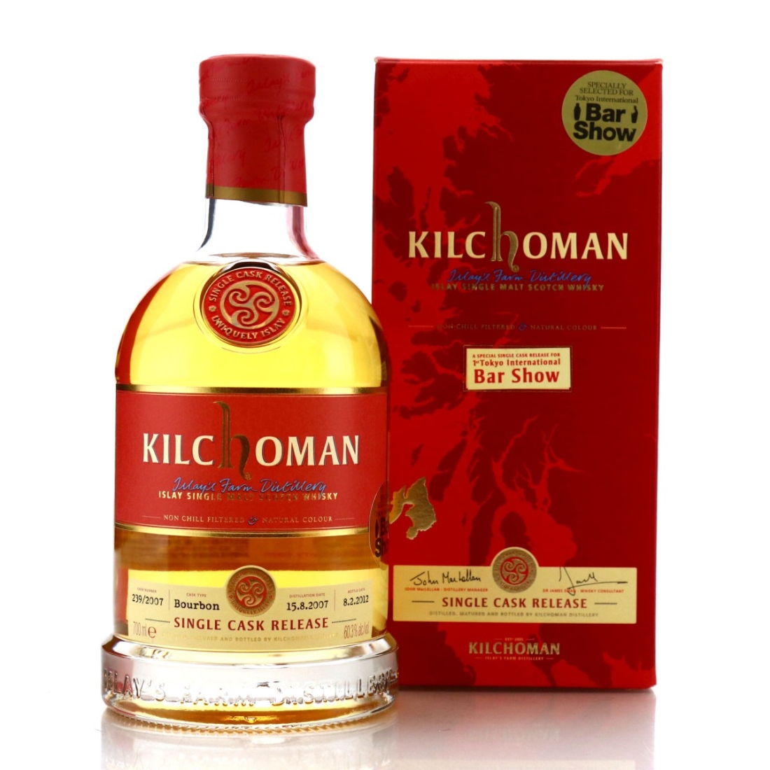 Kilchoman 2007 Single Bourbon Cask #239 / 1st Tokyo International Bar Show