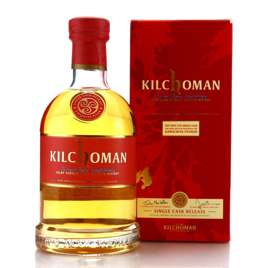 Kilchoman 2006 Single Bourbon Cask 5 Year Old #226 / Kawachiya Syuhan