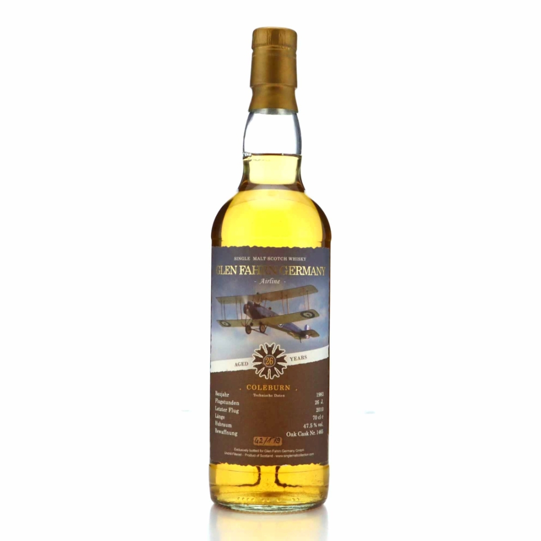 Coleburn1983 Glen Fahrn 26 Year Old / Airline Edition