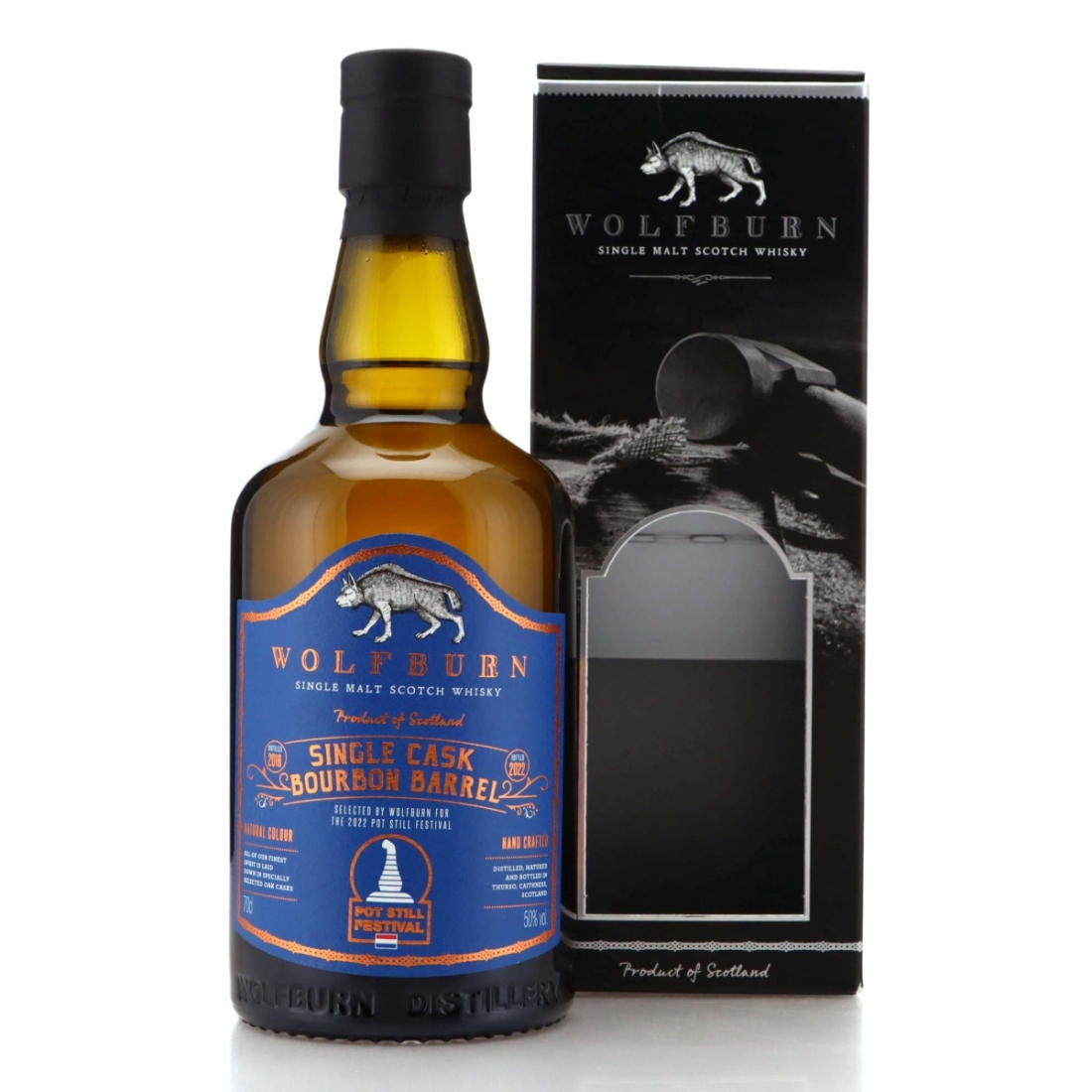 Wolfburn 2016 Single Bourbon Cask #167 / Pot Still Festival