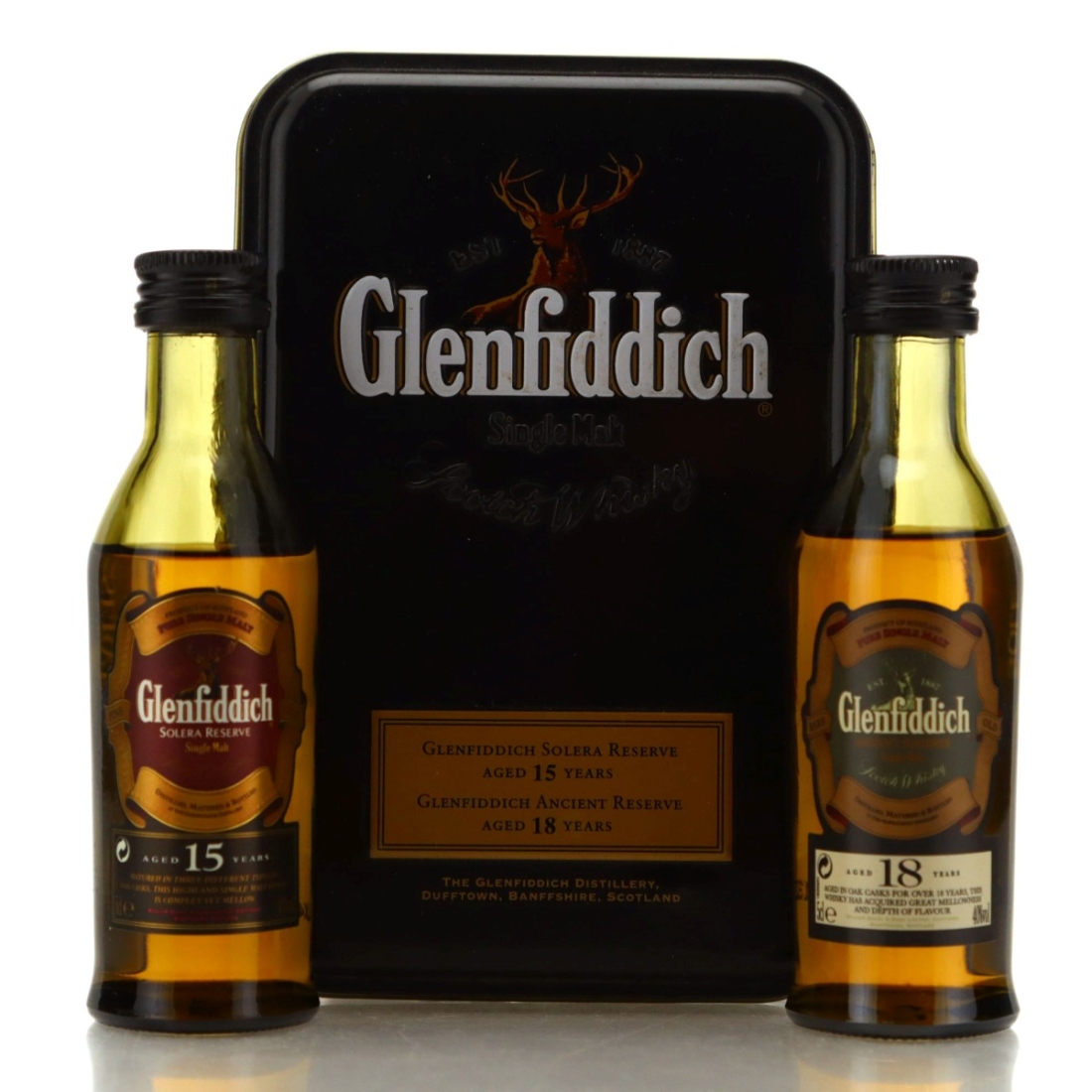 Glenfiddich Miniature Gift Pack 2 x 5cl