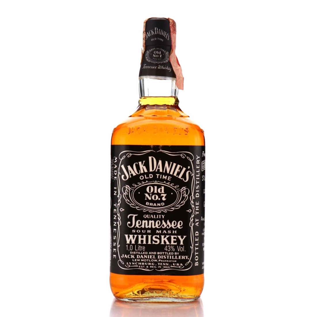 Jack Daniel's Old No.7 Brand 86 Proof 1 Litre 1998