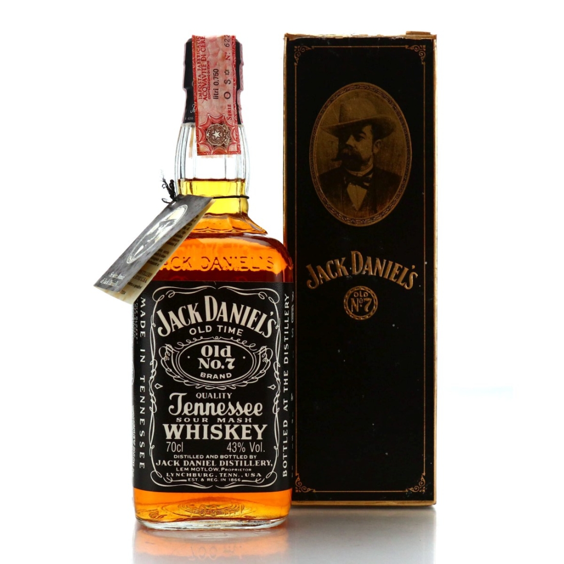 Jack Daniel's Old No.7 Brand 86 Proof 70cl 1980s