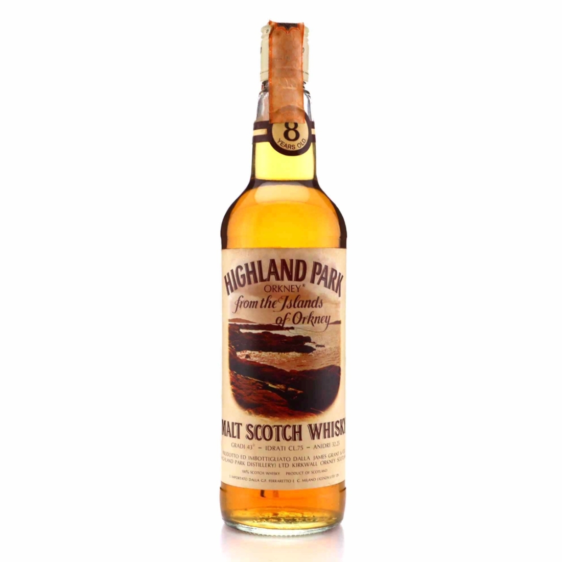 Highland Park 8 Year Old circa 1980 / Ferraretto Import