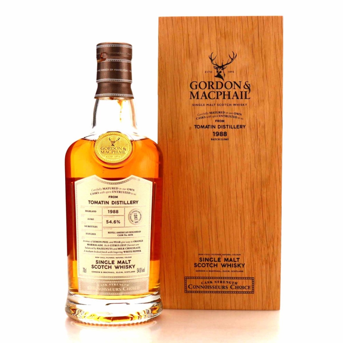 Tomatin 1988 Gordon and MacPhail 32 Year Old Batch #21/065