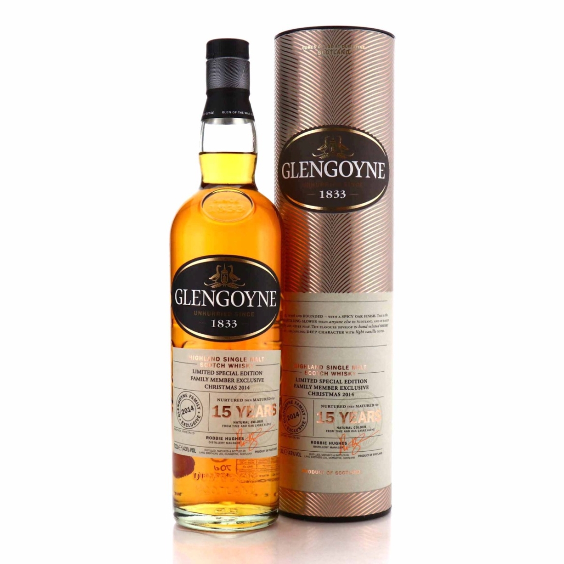 Glengoyne 15 Year Old / Family Member Christmas 2014 Exclusive