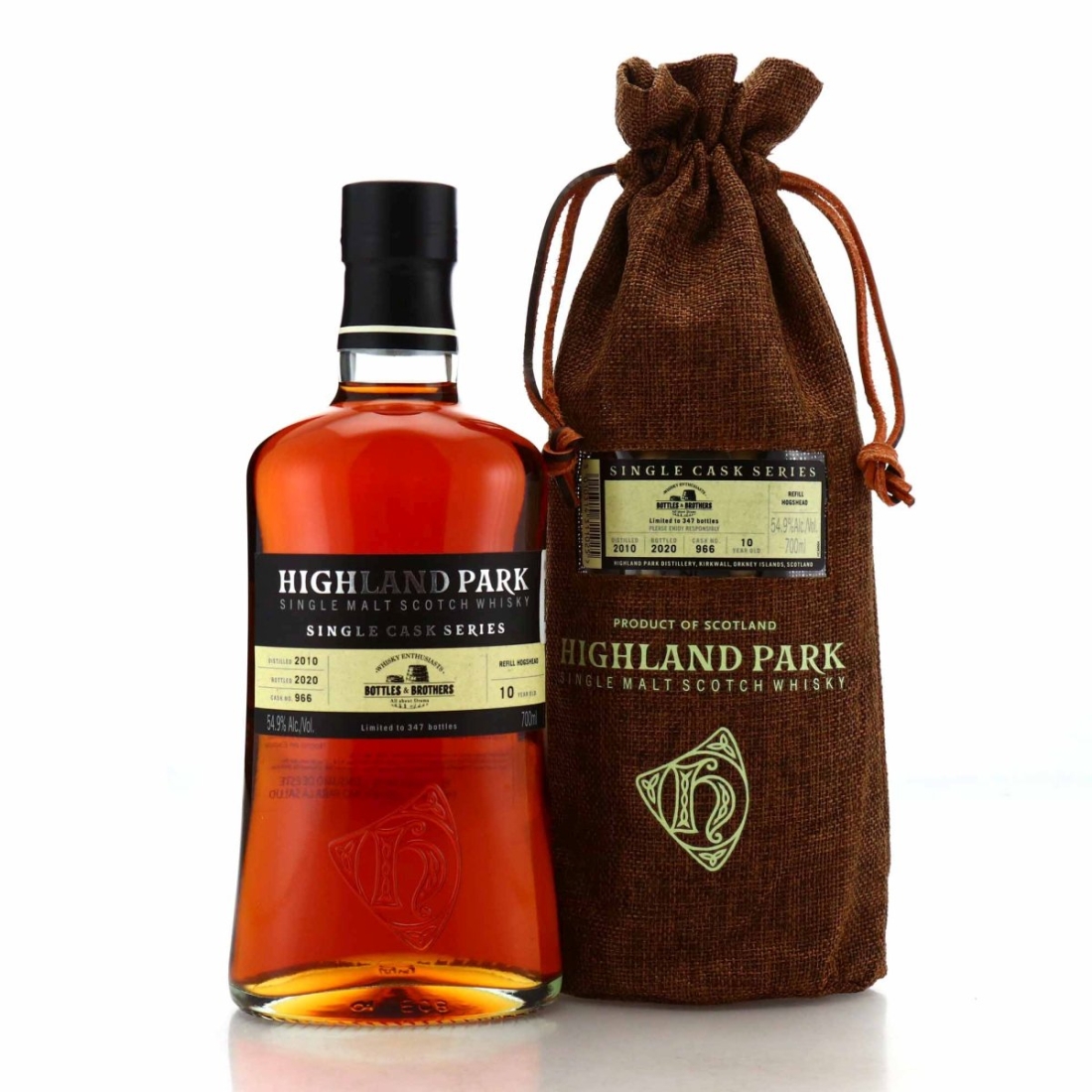 Highland Park 2010 Single Cask 10 Year Old #966 / Bottles & Brothers