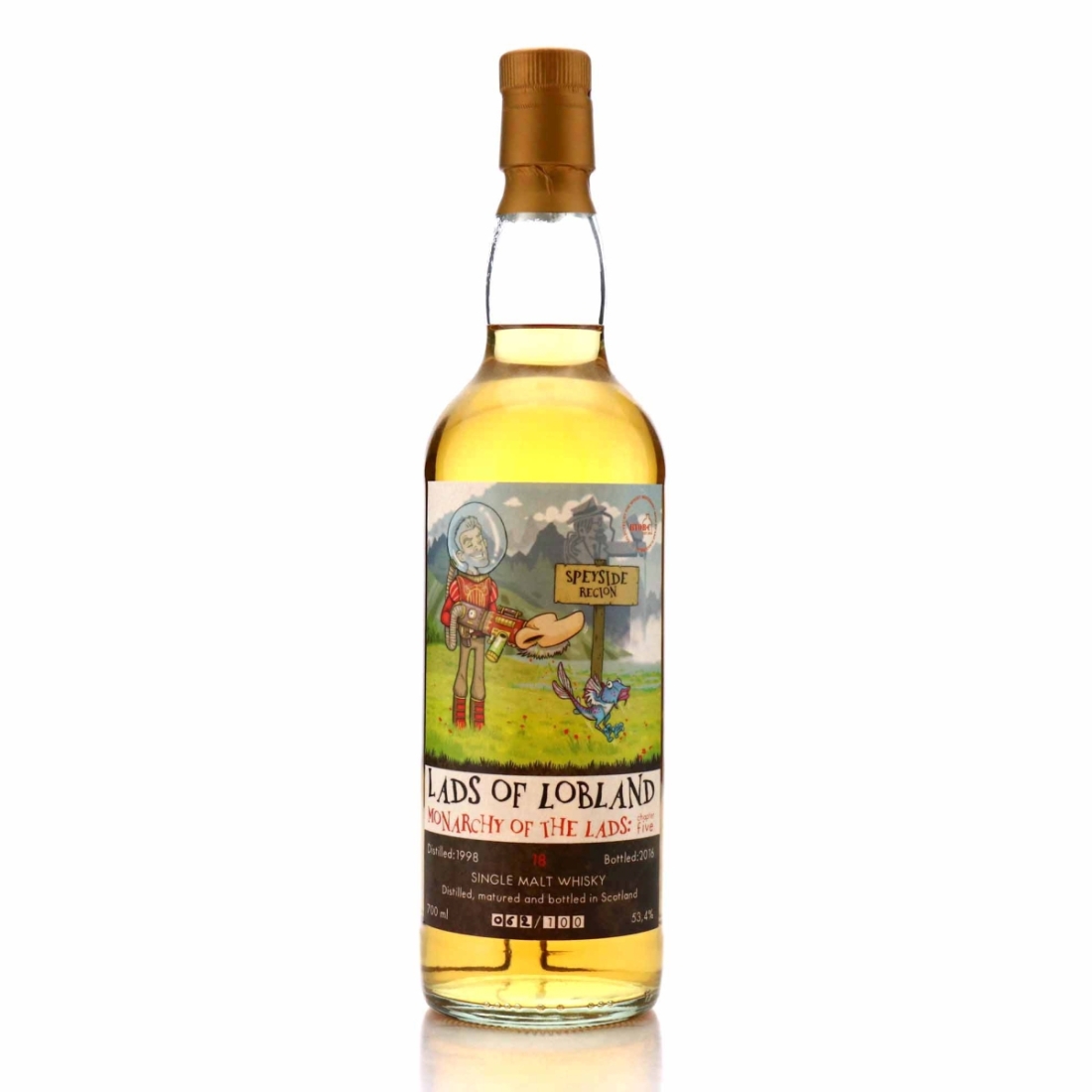 Speyside Region 1998 The Whisky Mercenary 18 Year Old / BYOB-C