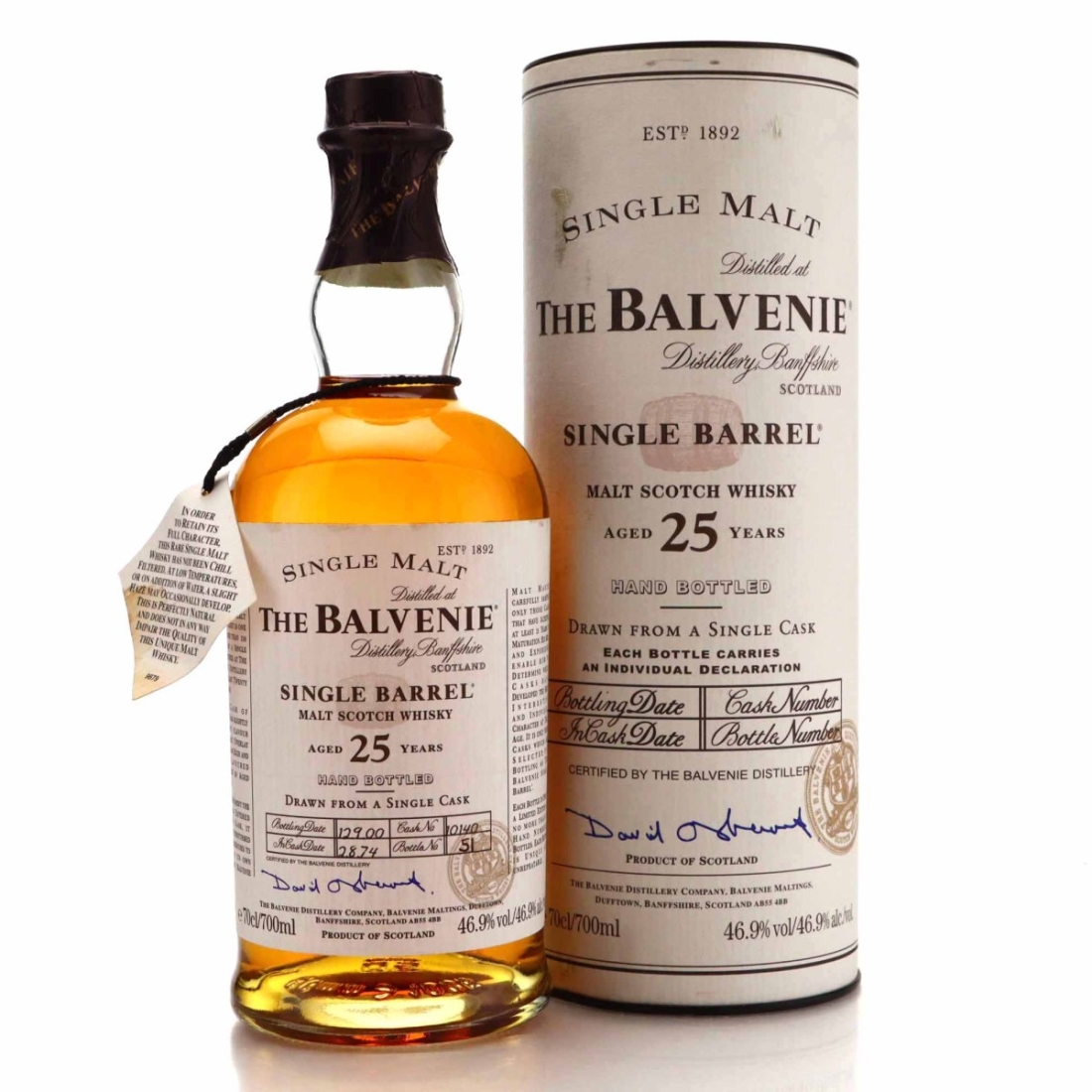Balvenie 1974 Single Barrel 25 Year Old #10140