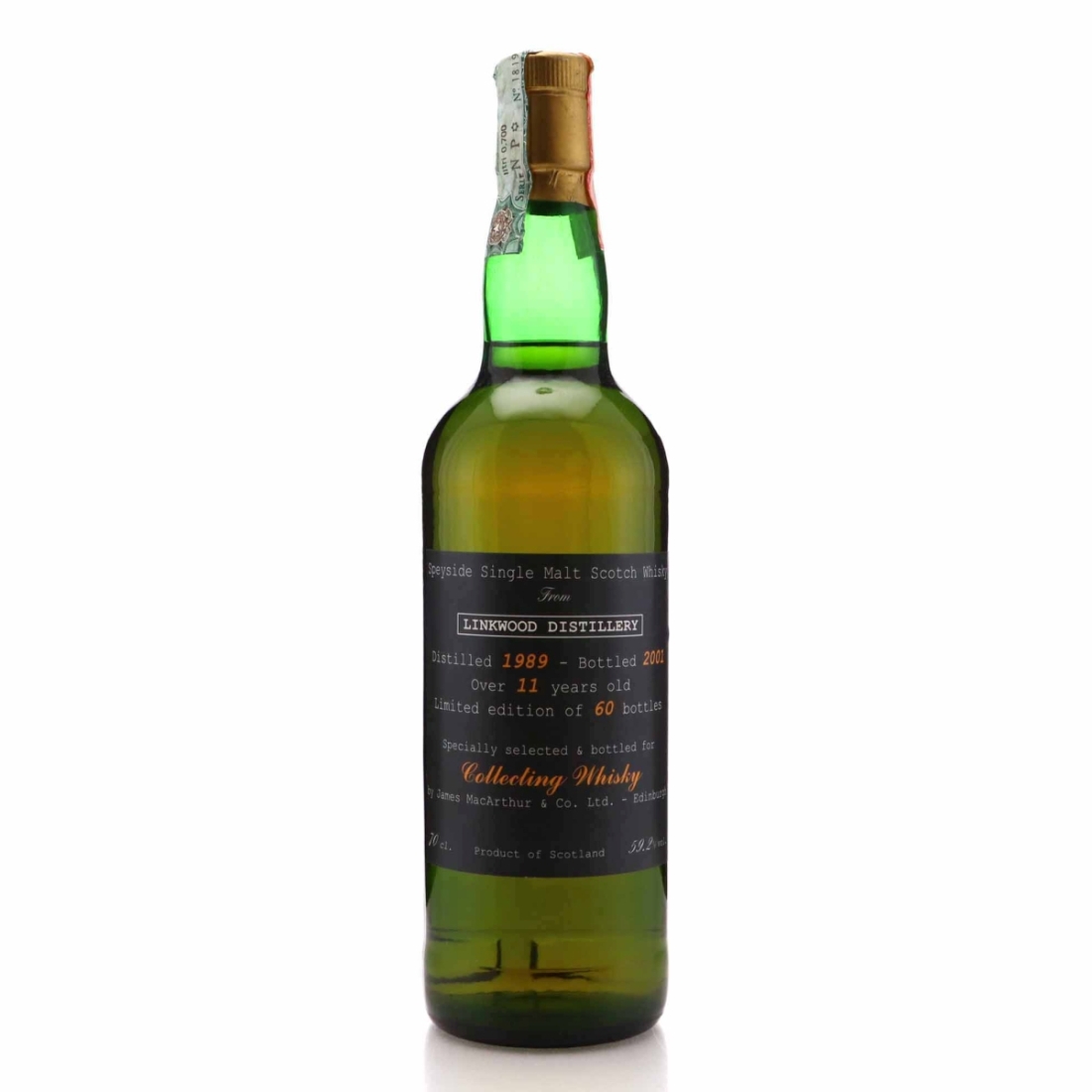 Linkwood 1989 James MacArthur 11 Year Old / Collecting Whisky
