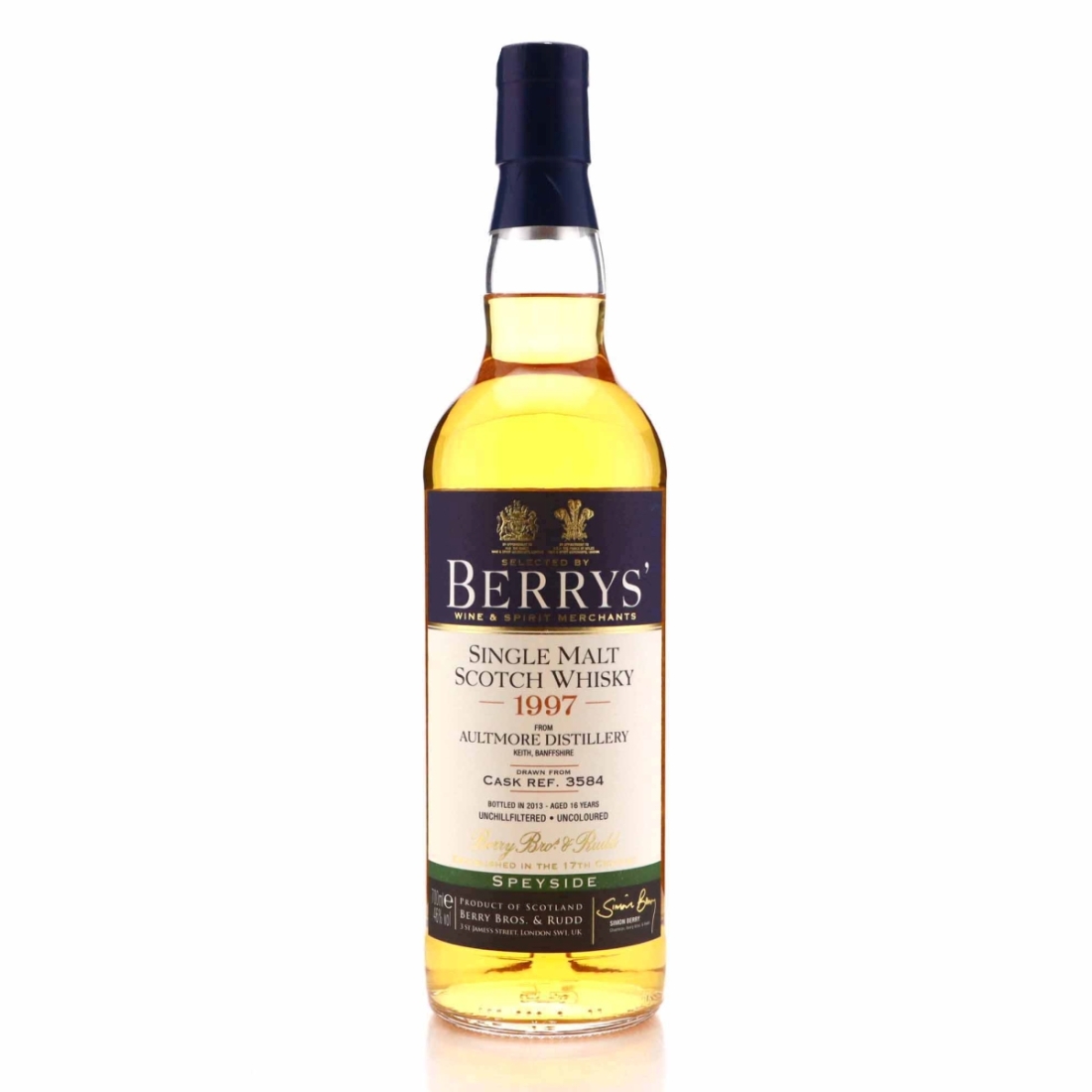 Aultmore 1997 Berry Brothers and Rudd 16 Year Old