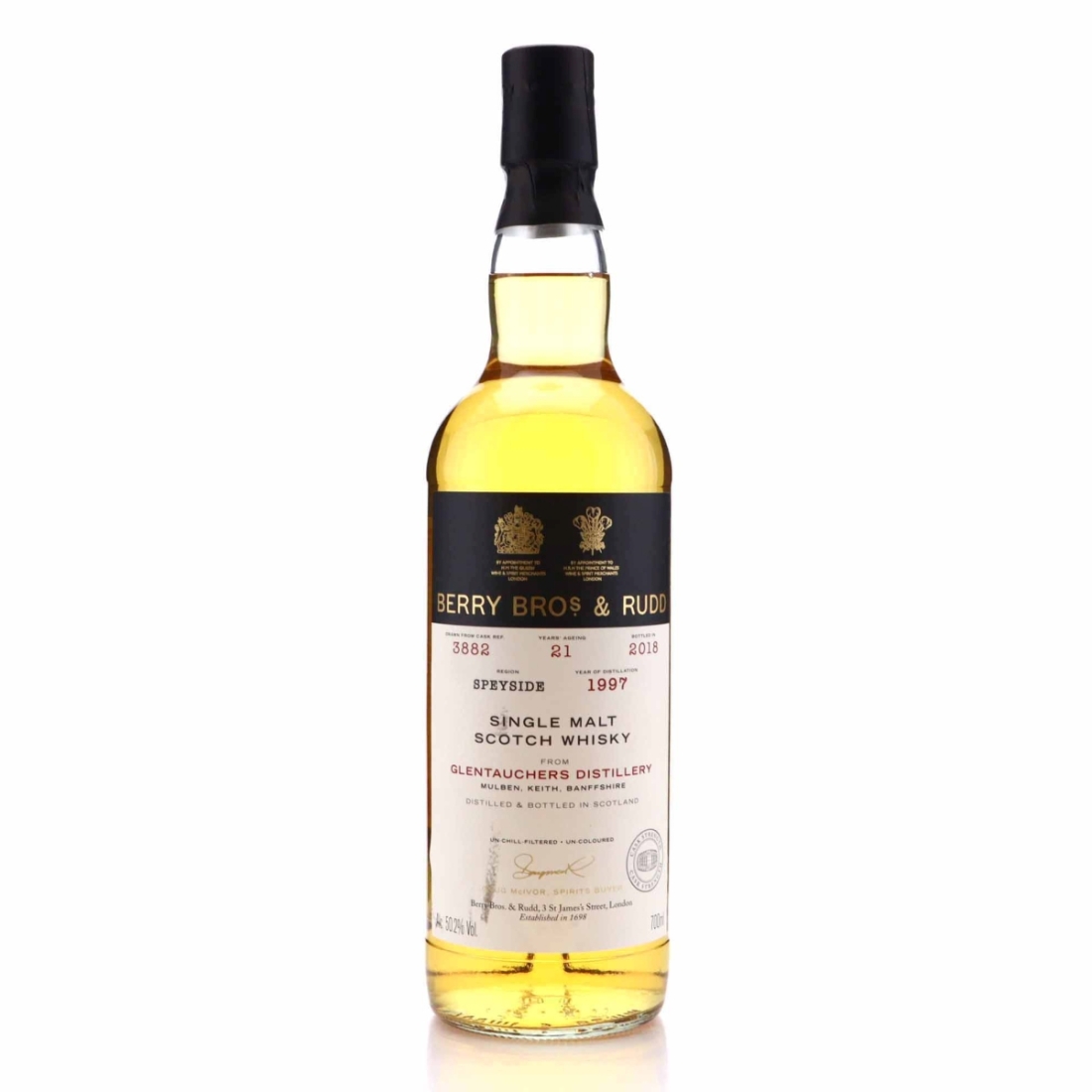 Glentauchers 1997 Berry Brothers & Rudd 21 Year Old
