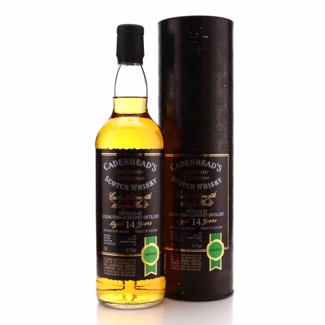 Glenrothes 1989 Cadenhead's 14 Year Old Cask Strength
