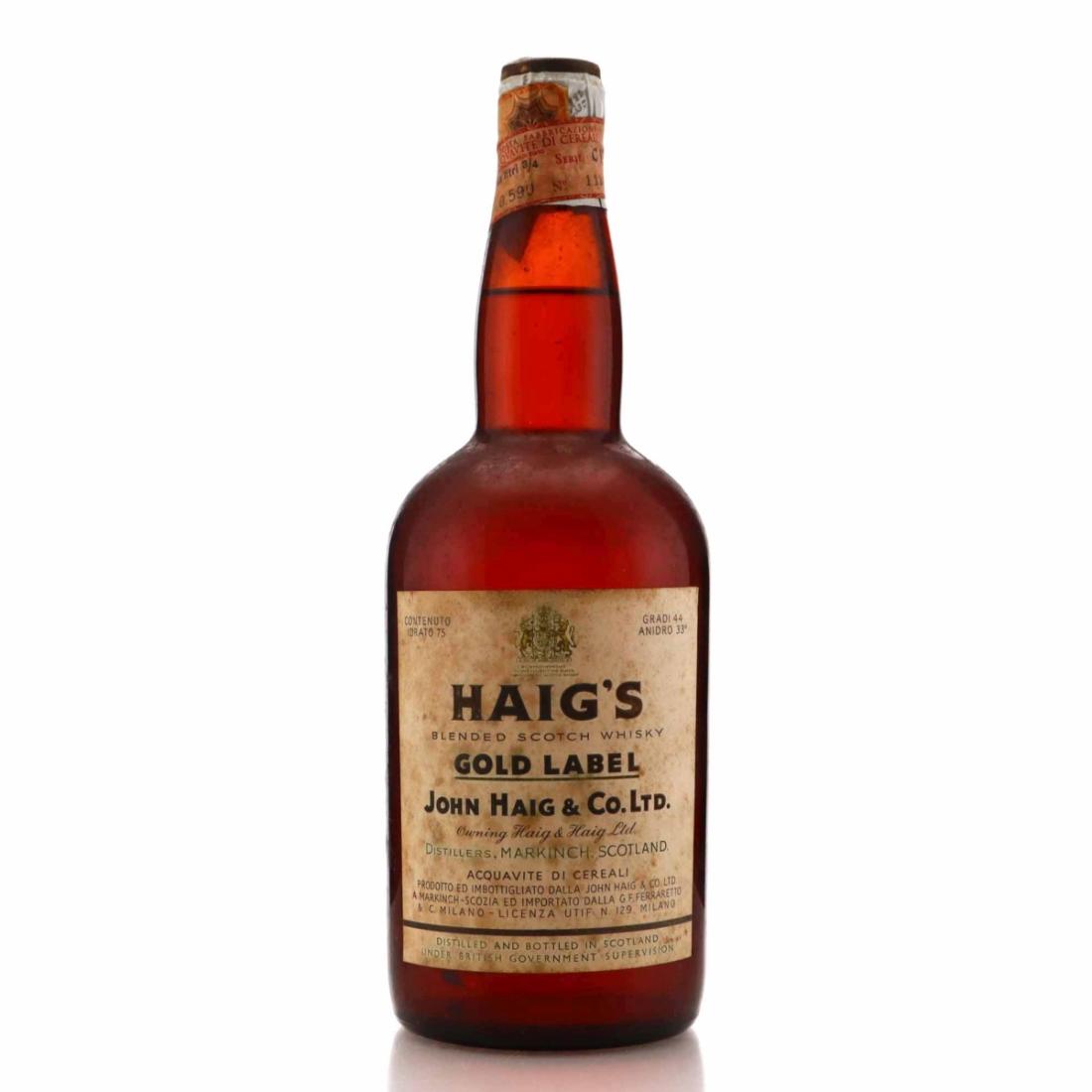 Haig's Gold Label Whisky | Whisky Auctioneer