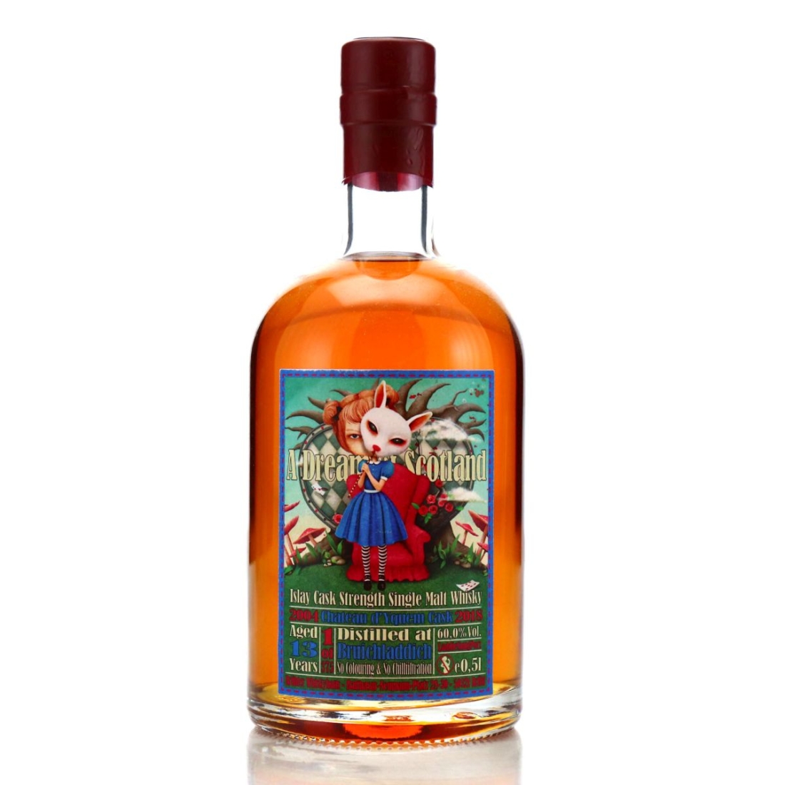 Bruichladdich 2004 A Dream of Scotland 13 Year Old 50cl / LaddieSnugPorz
