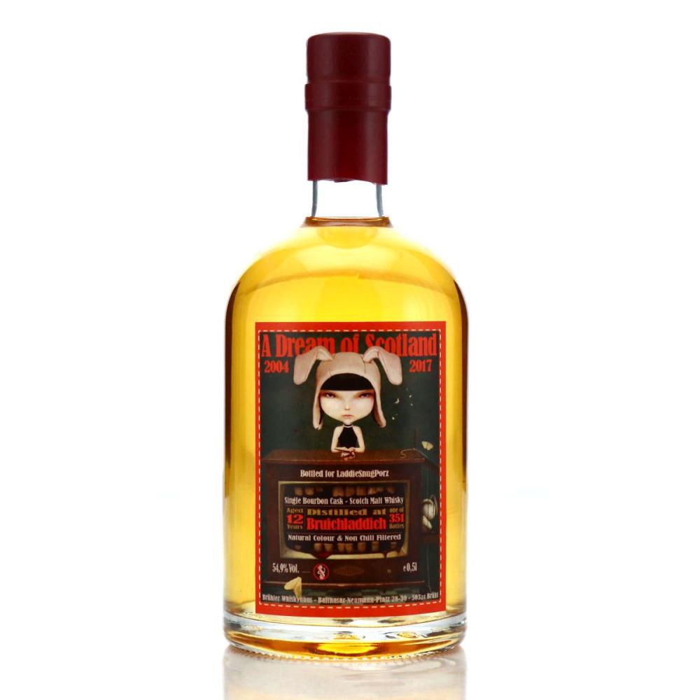 Bruichladdich 2004 A Dream of Scotland 12 Year Old 50cl / LaddieSnugPorz