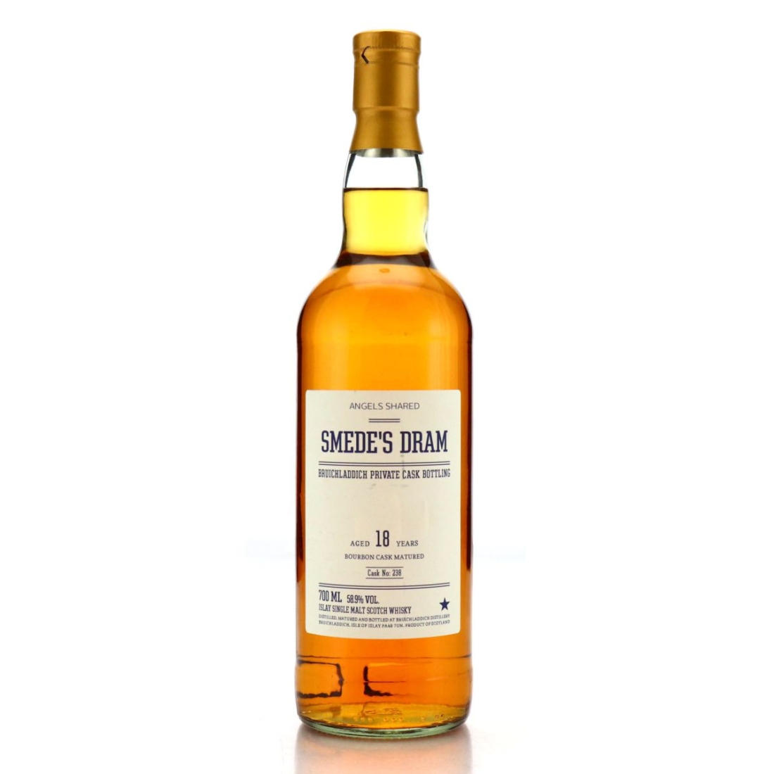 Bruichladdich 18 Year Old Private Bourbon Cask / Smede's Dram