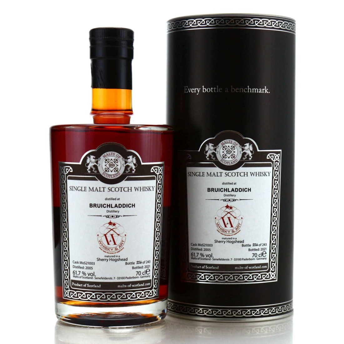Bruichladdich 2005 Malts of Scotland Sherry Cask