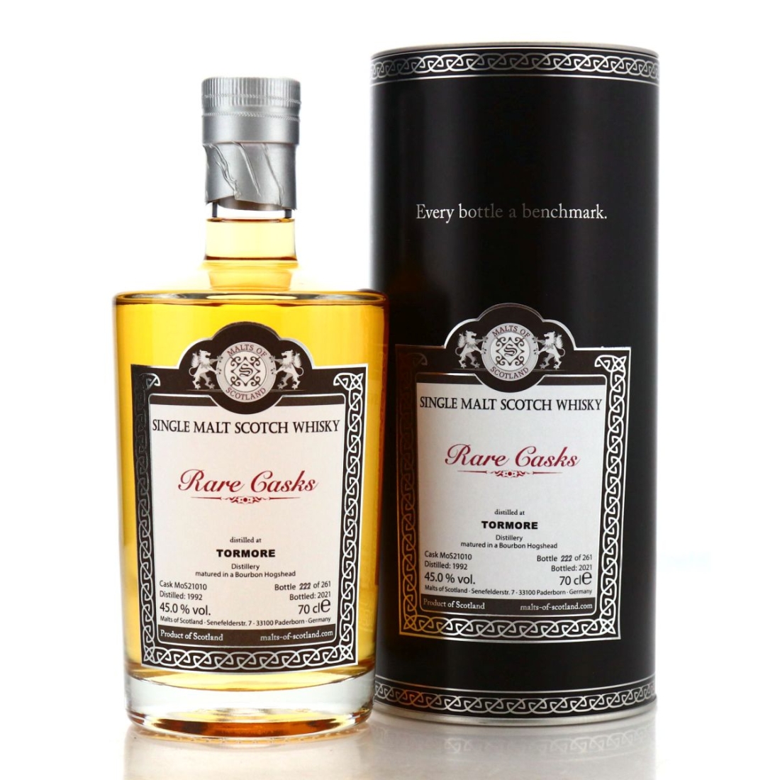 Tormore 1992 Malts of Scotland Bourbon Hogshead / Rare Casks