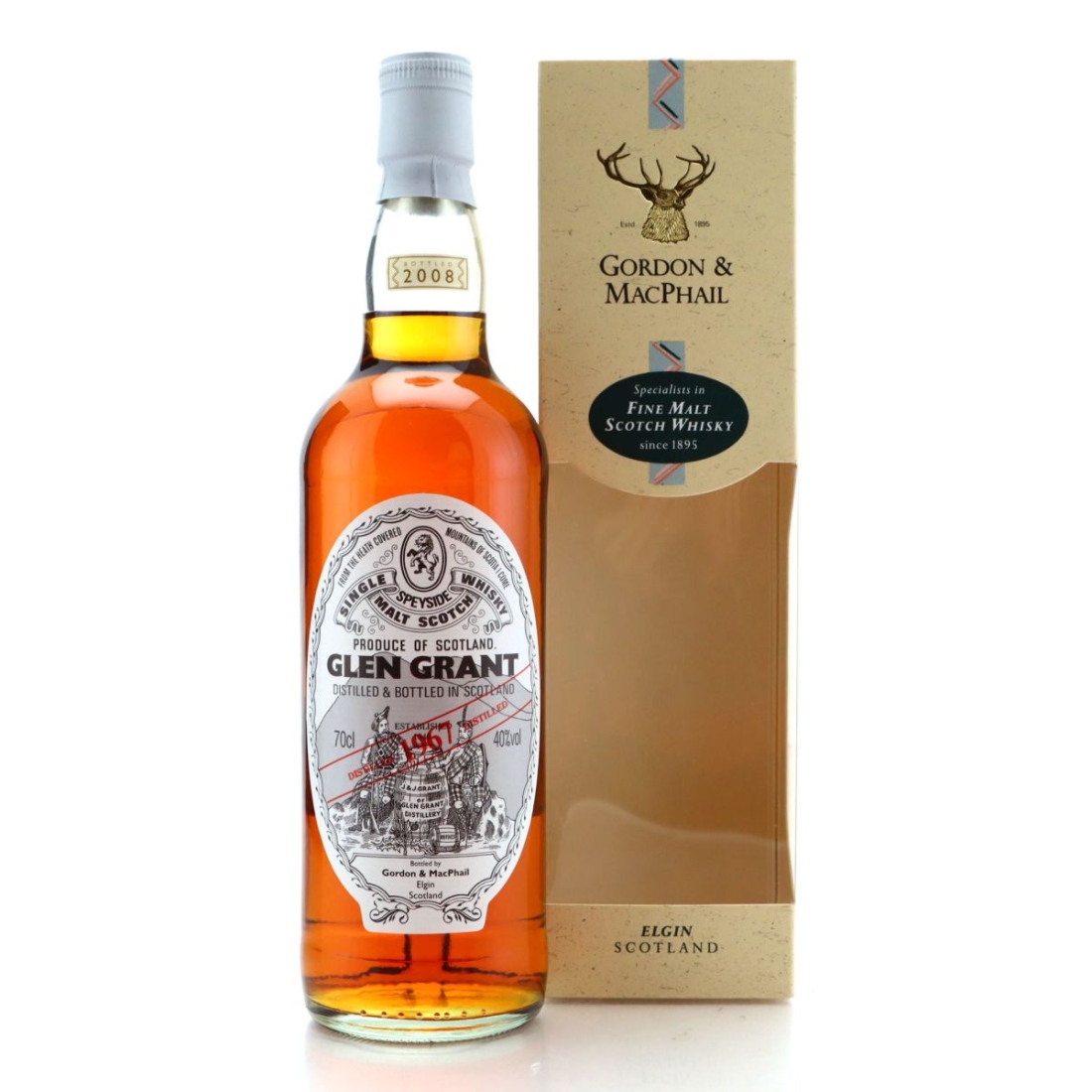 Glen Grant 1967 Gordon and MacPhail bottled 2008