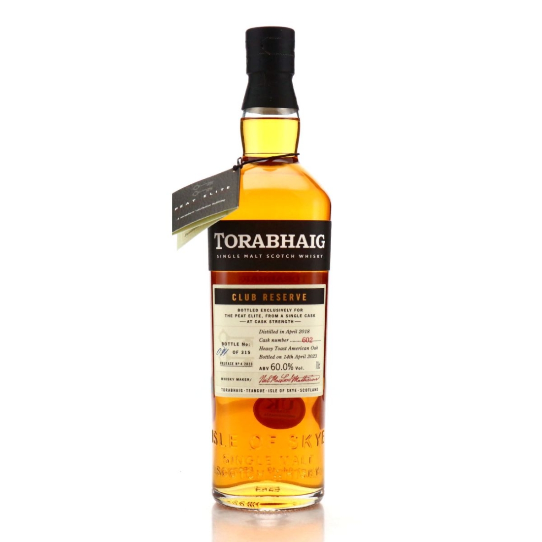 Torabhaig 2018 Single Cask #602 / Club Reserve Release No.4