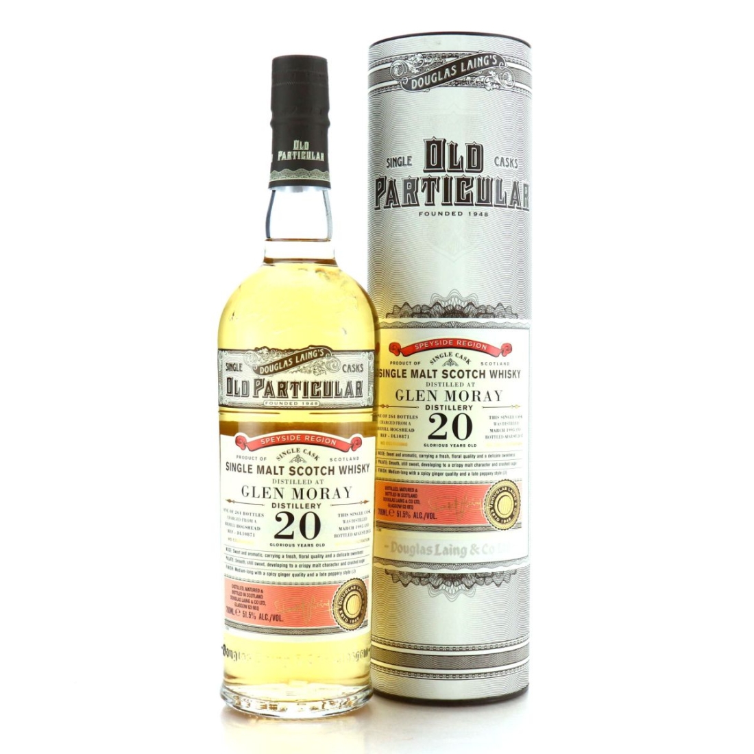 Glen Moray 1995 Douglas Laing 20 Year Old