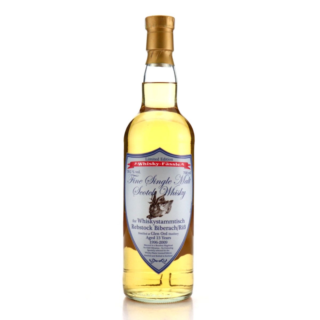 Glen Ord 1996 Whisky-Fassle 13 Year Old / Whiskystammtisch Rebstock Biberach & Riss