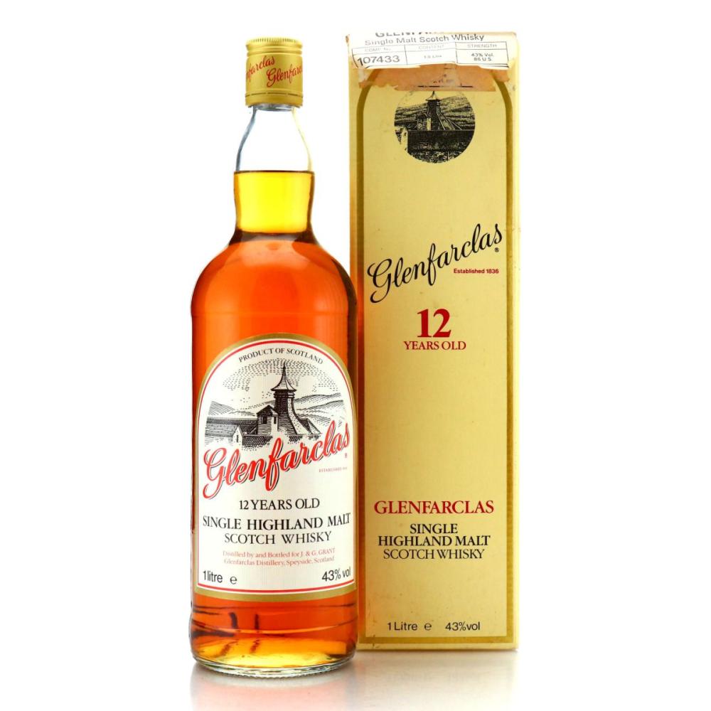 Glenfarclas 12 Year Old 1980s 1 Litre