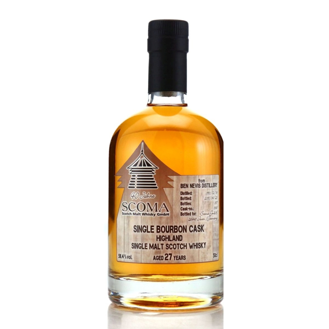Ben Nevis 1990 Scoma 27 Year Old 50cl / 40th Anniversary