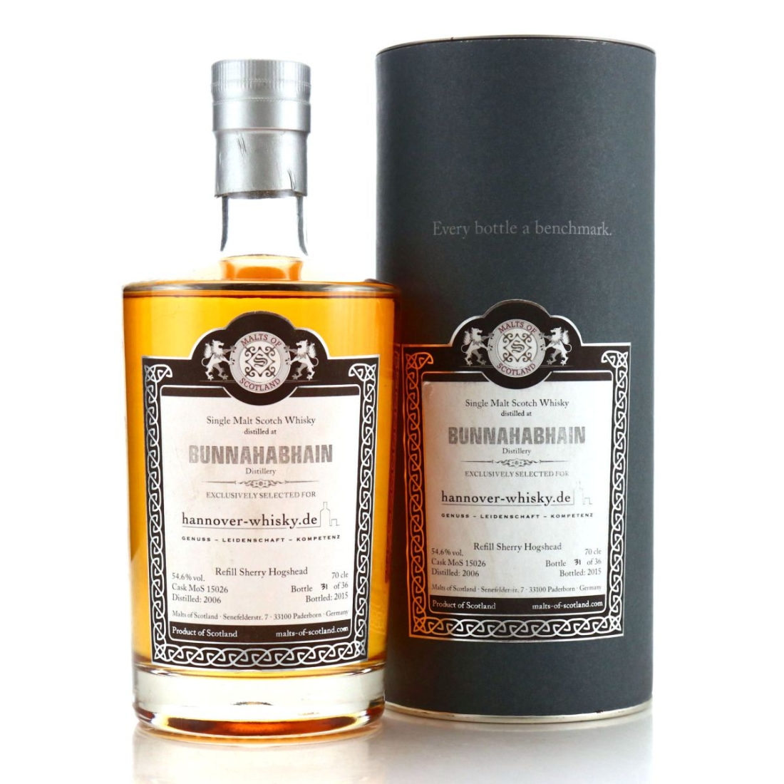 Bunnahabhain 2006 Malts of Scotland Sherry Hogshead