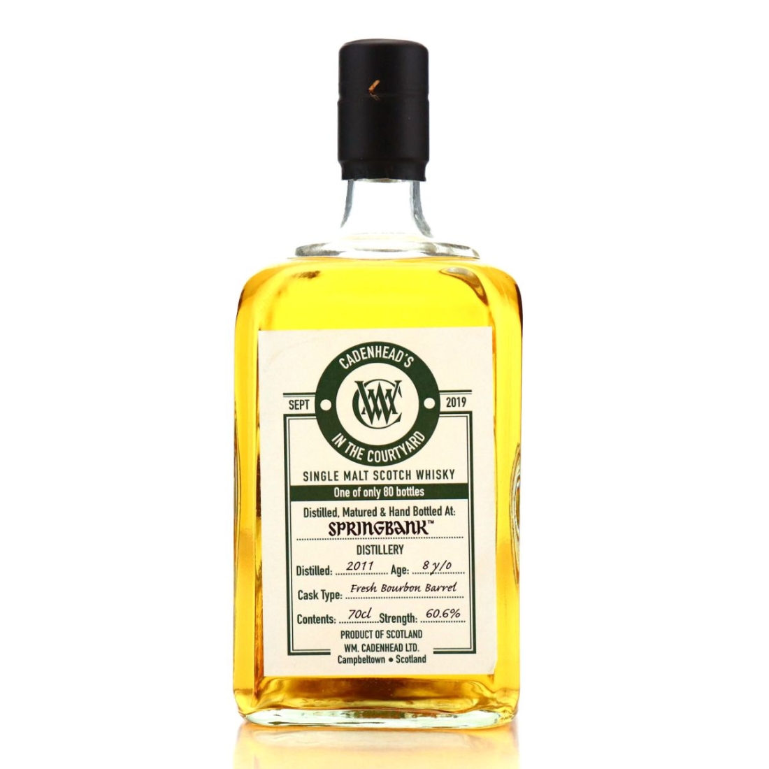 Springbank 2011 Cadenhead's 8 Year Old / In the Courtyard