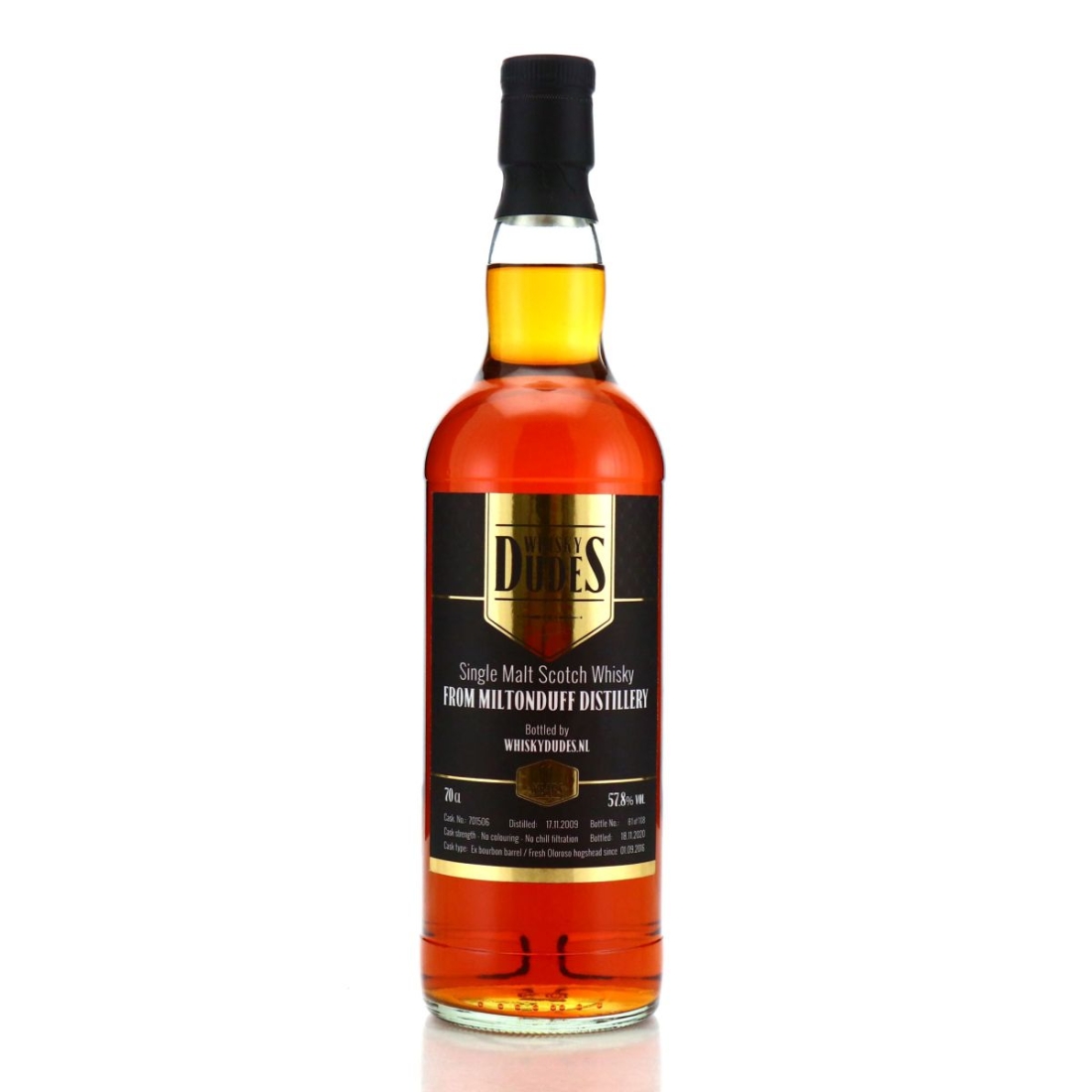 Miltonduff 2009 Whisky Dudes 11 Year Old