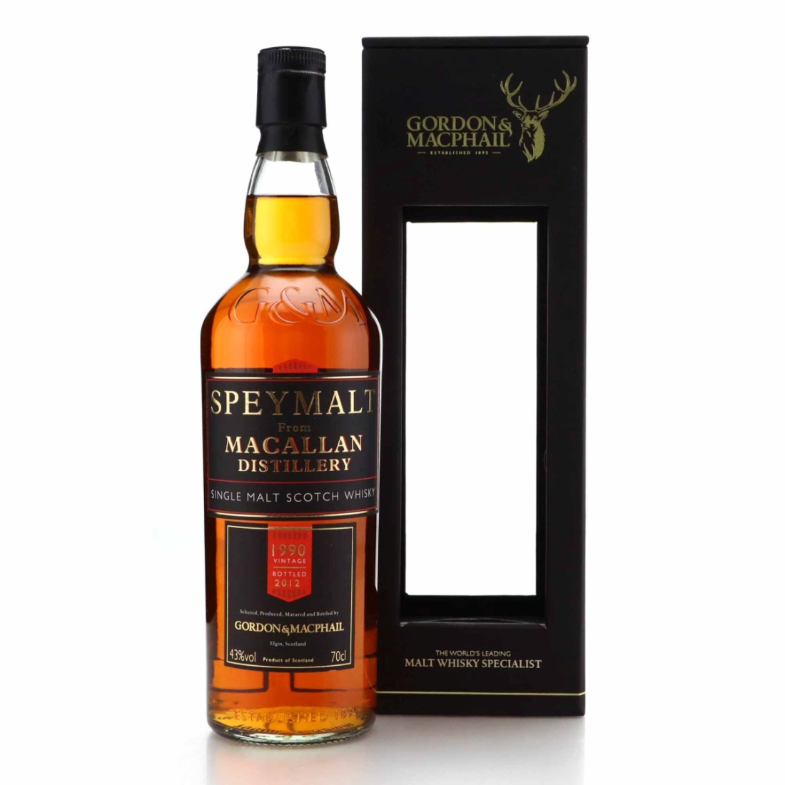 Macallan 1990 Gordon and MacPhail Speymalt bottled 2012