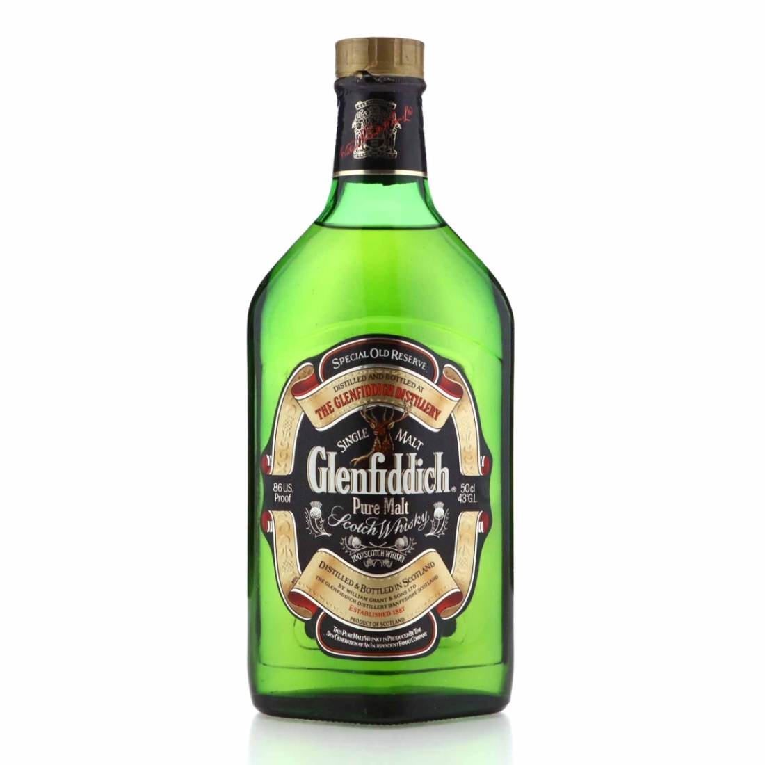 Glenfiddich Pure Malt Special Old Reserve 50cl 1980s