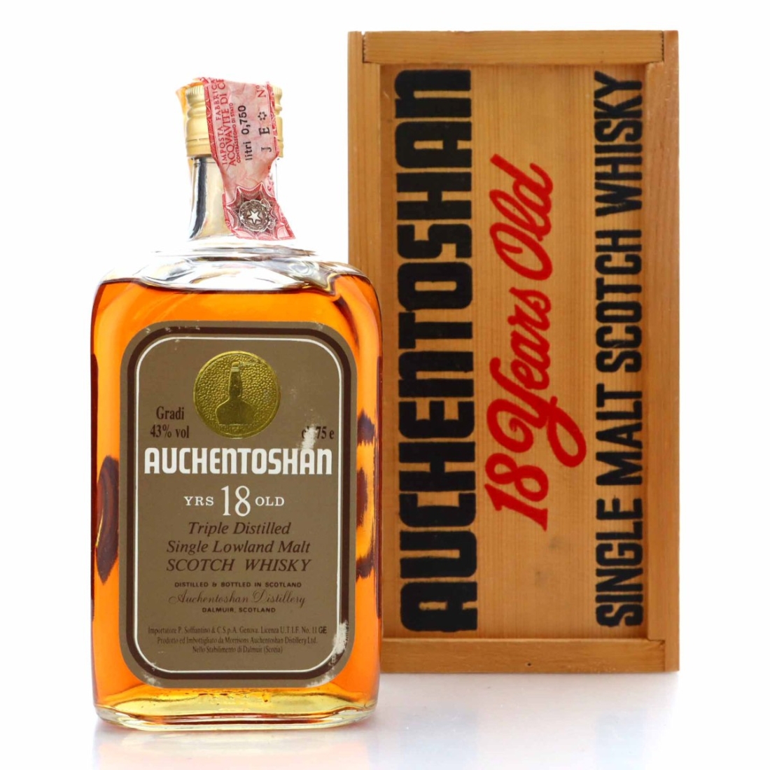 Auchentoshan 18 Year Old 1980s / Soffiantino Import