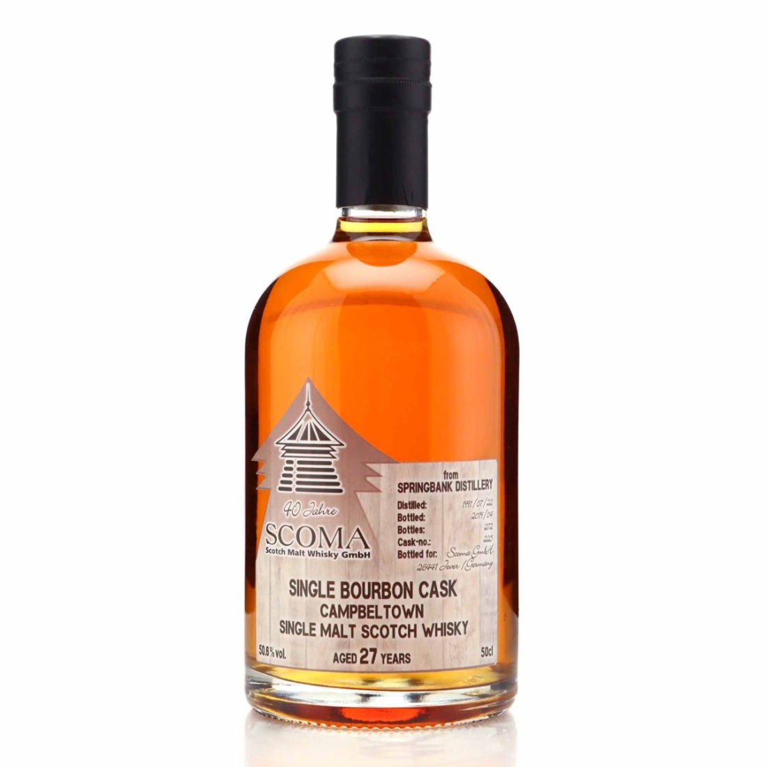 Springbank 1991 Scoma 27 Year Old 50cl / 40th Anniversary