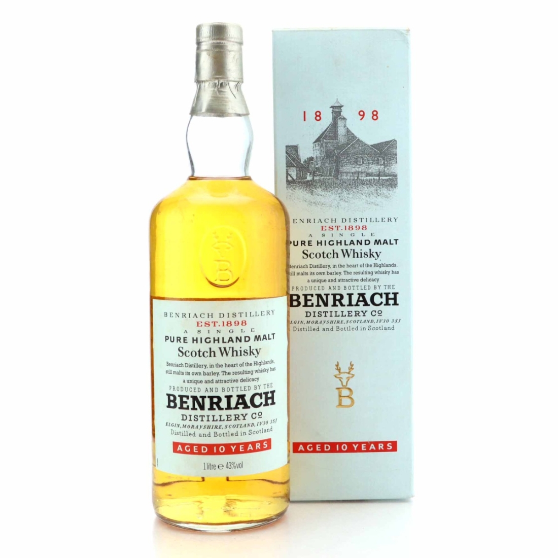 Benriach 10 Year Old 1 Litre 1990s