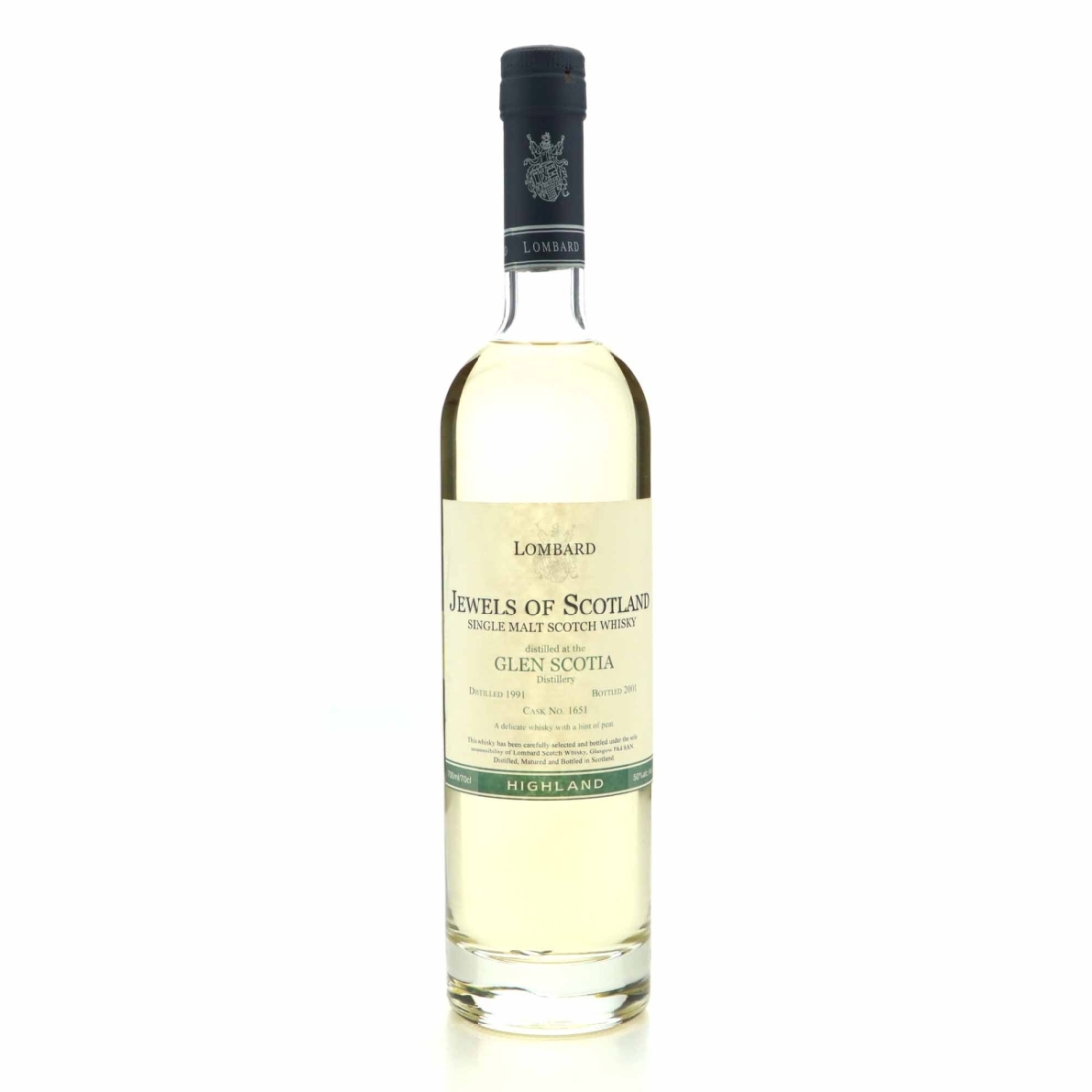 Glen Scotia 1991 Lombard Jewels of Scotland