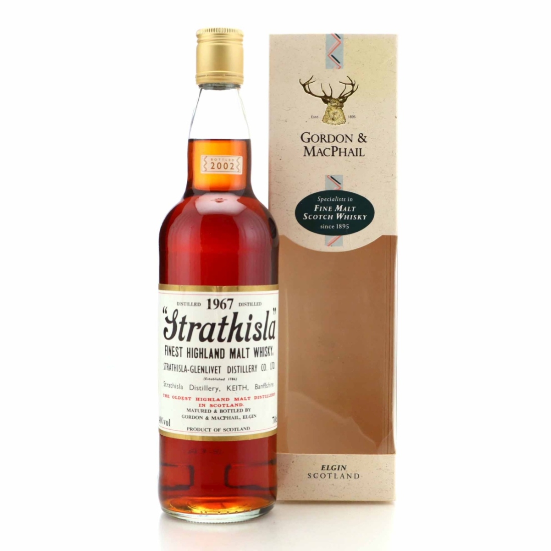 Strathisla 1967 Gordon and MacPhail bottled 2002