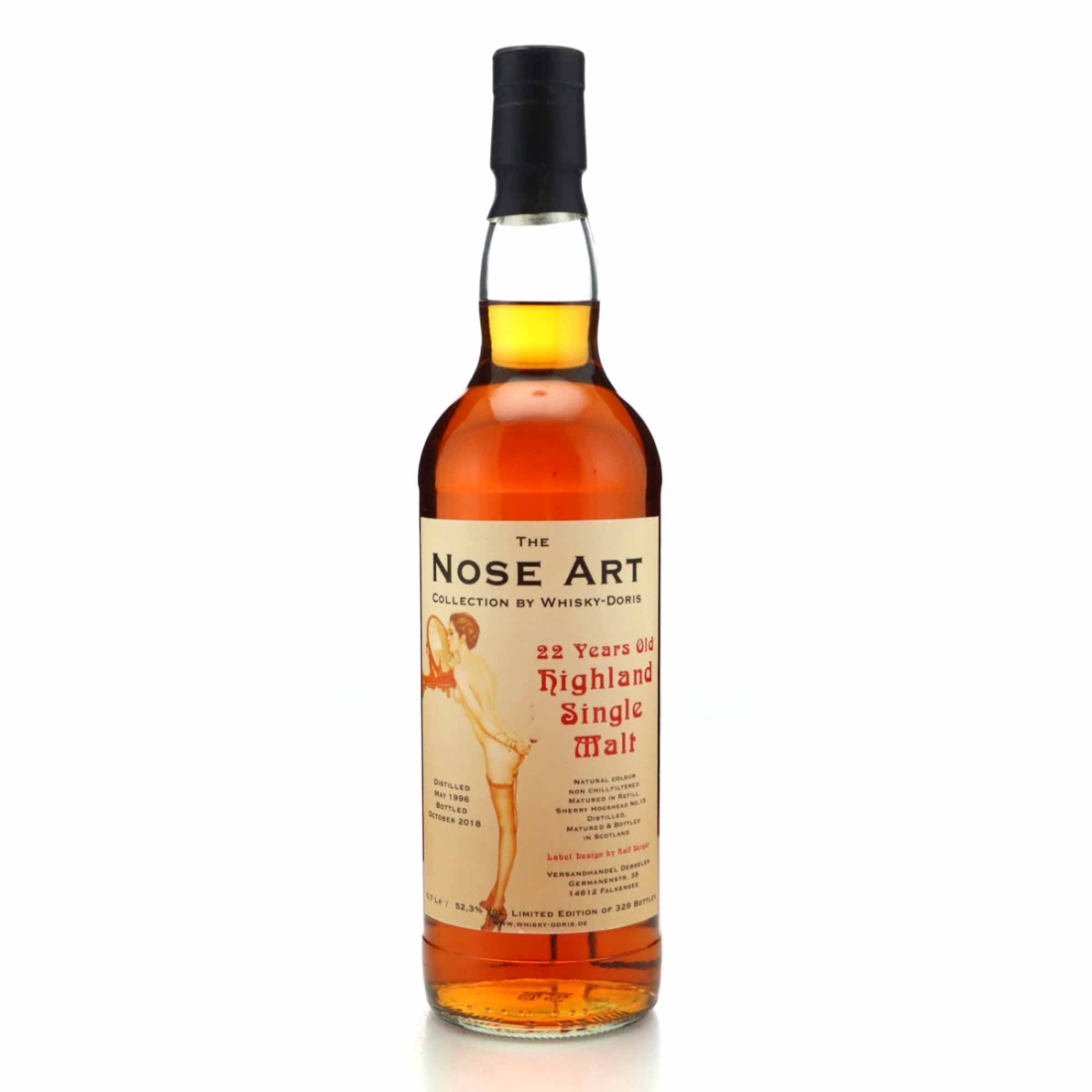 Highland Single Malt 1996 Whisky-Doris 22 Year Old / Nose Art