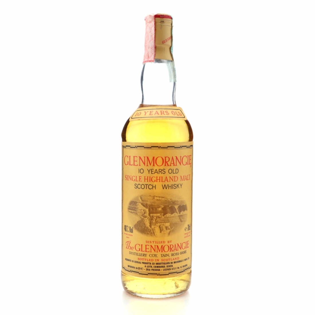 Glenmorangie 10 Year Old 1990s / D&C Import