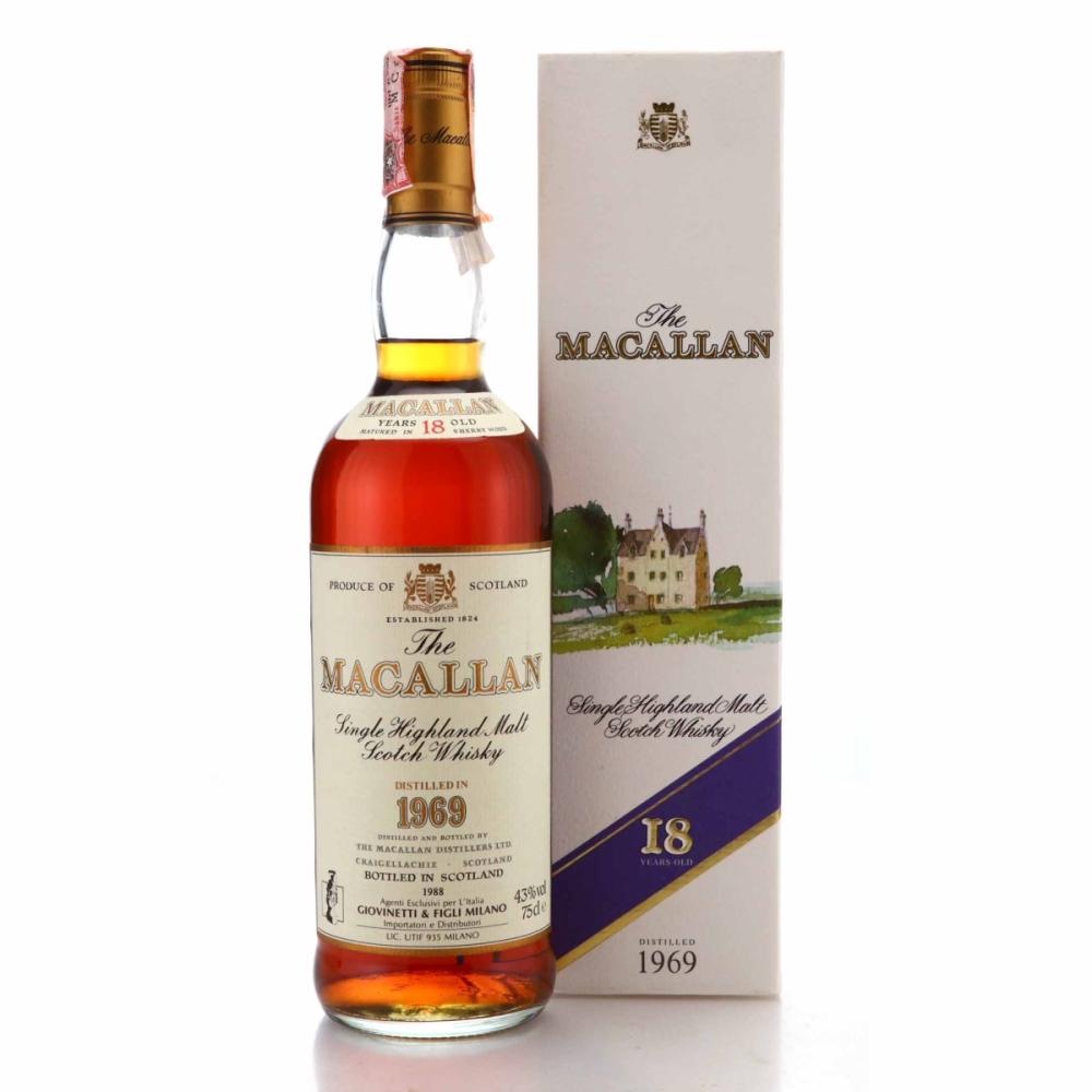 Macallan 1969 18 Year Old / Giovinetti Import