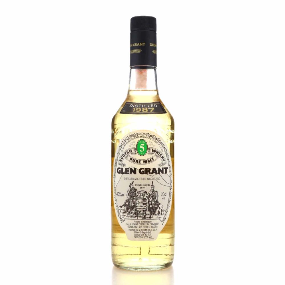 Glen Grant 1987 5 Year Old / Seagram Italia Import